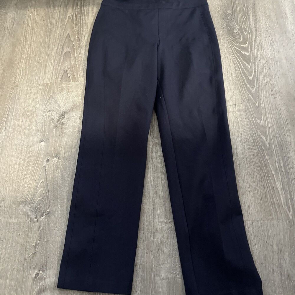 SPANX Women's SPANXsupersmooth PerfectFit Ponte Slim Straight Pant Navy Size M